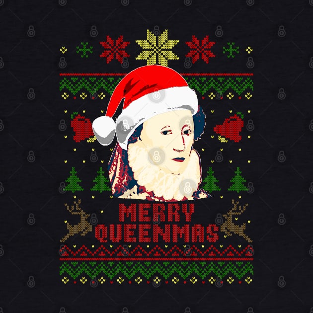 Queen Elizabeth Merry Queenmas by Nerd_art